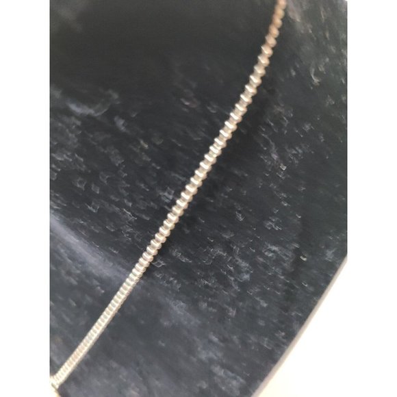 Vintage Genuine Sterling Silver Enameled Round Floral Locket Pendant Necklace - Picture 3 of 10